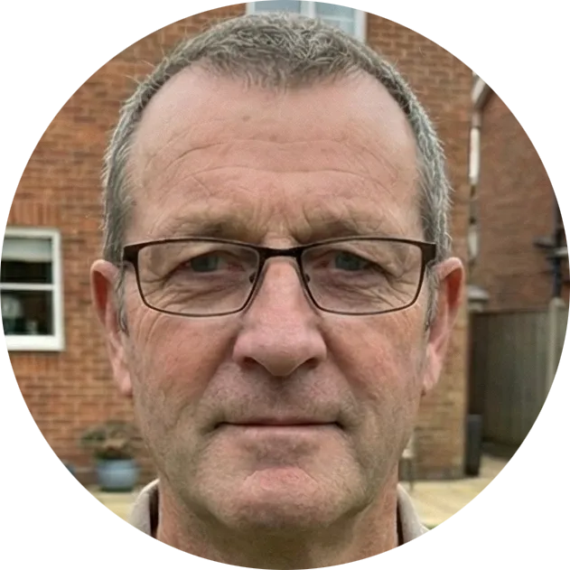 Tony from Glasgow checking Set For Life results on LottoBase