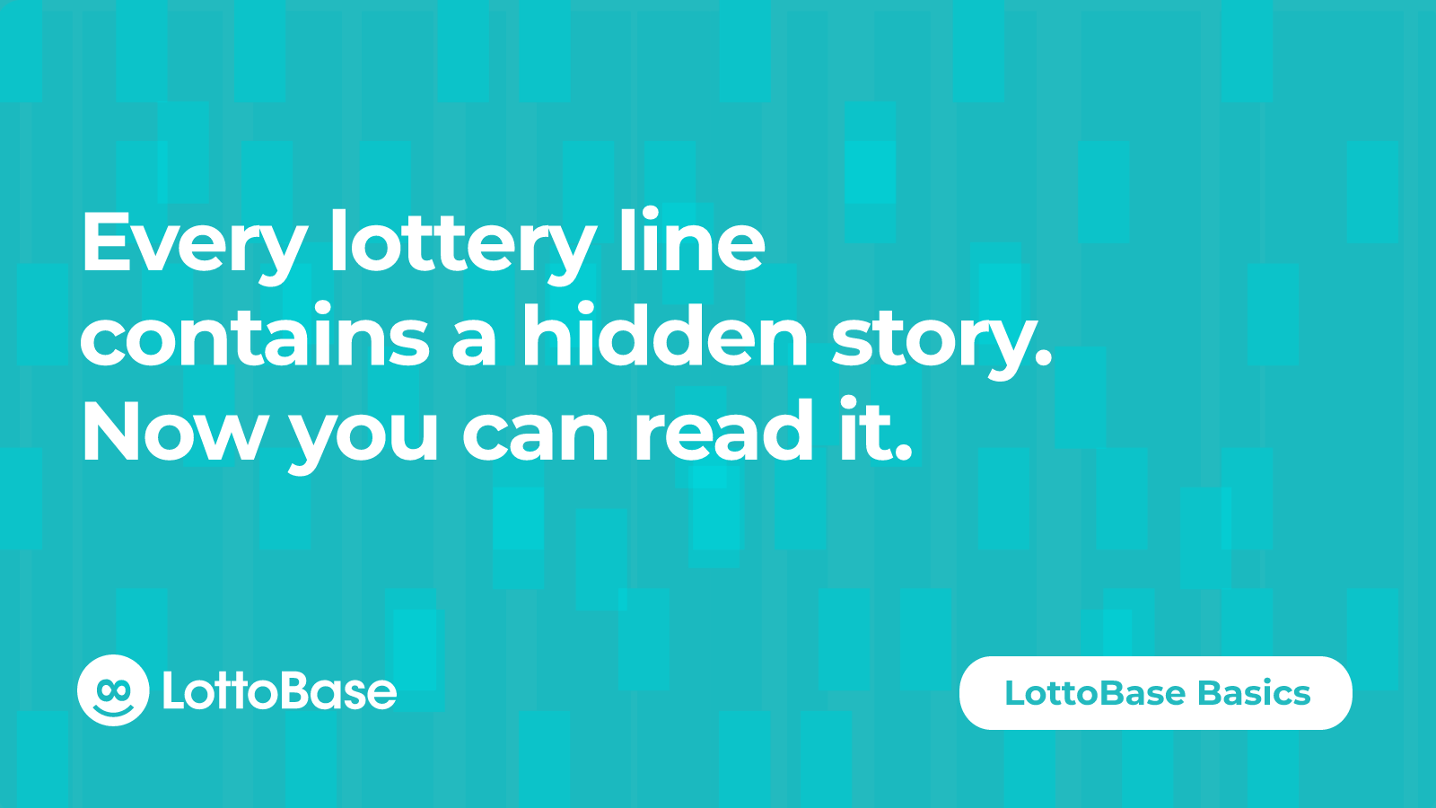 Every lottery line contains a hidden story. Now you can read it.